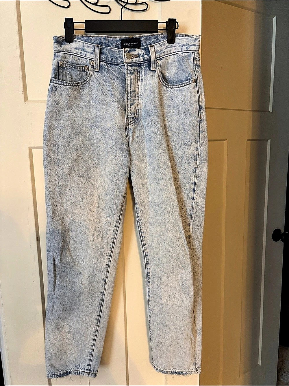 Lucky Brand Drew Mom High Rise Taper High Rise Taper Jeans in Blue Waist 27 Good